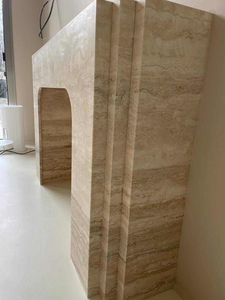 Devis pour rénovation de l'encadrement d'une cheminée en marbre avec reprise des jambages par un professionnel à Lyon 3 dans le Rhône